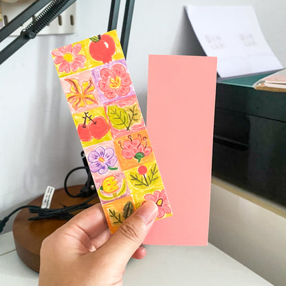 bookmark | with pink background