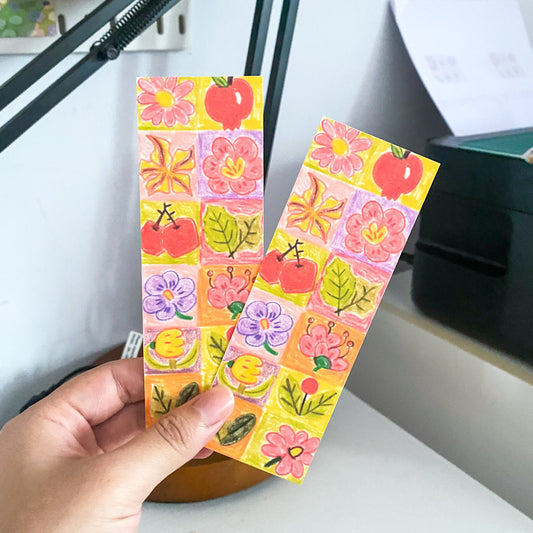 bookmark | with pink background