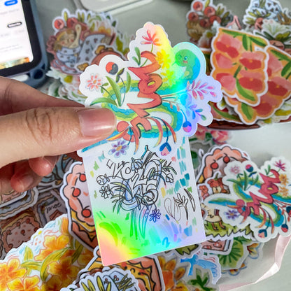 stickers | Holographic Snakes