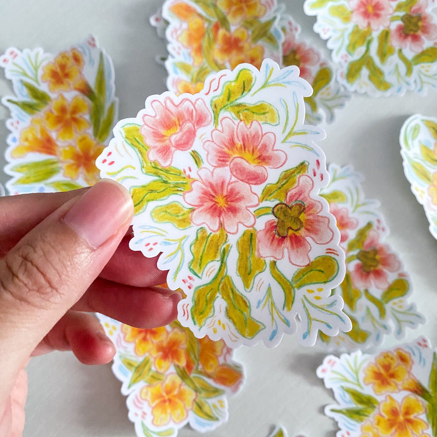 stickers | Pink Florals